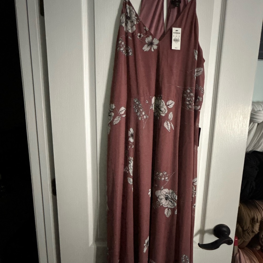 Express Mauve Floral Dress